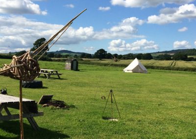 Old Bidlake Bell Tent Camping Dorset Campsite Field