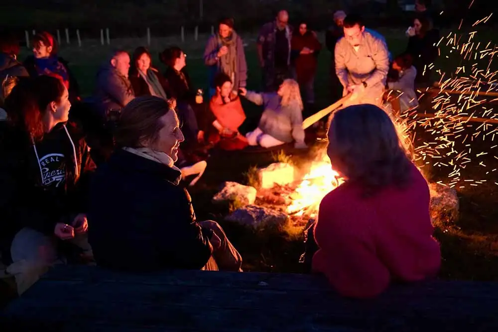 Conversation around the Campfire