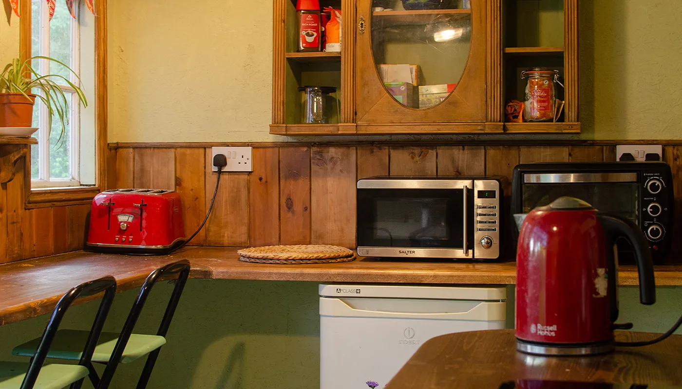 Campsite Facilities - Kitchen in the Barn Campsite Facilities - Kitchen in the Barn